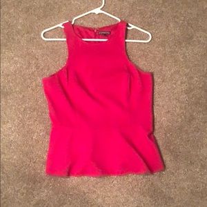 Express peplum tank